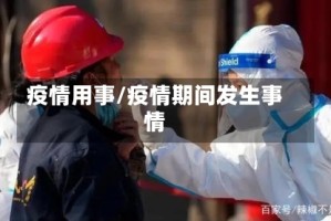 疫情用事/疫情期间发生事情