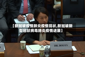 【新加坡疫情肺炎疫情现状,新加坡新型冠状病毒肺炎疫情进展】