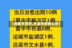 【疫情天津市,天津市疫情公告】